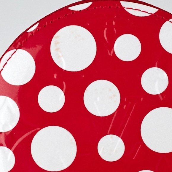 LOUIS VUITTON x YAYOI KUSAMA 'Chapeau Polka Dots' (Red) Monogram Coin Purse NIB! - Picture 2 of 16